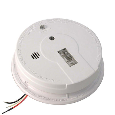 FireX Hardwire Smoke Detector with 9-Volt Battery Backup and Safety Light - Super Arbor