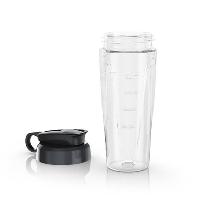 Black BPA Free Tritan Personal Blender Jar with Travel Lid - Super Arbor