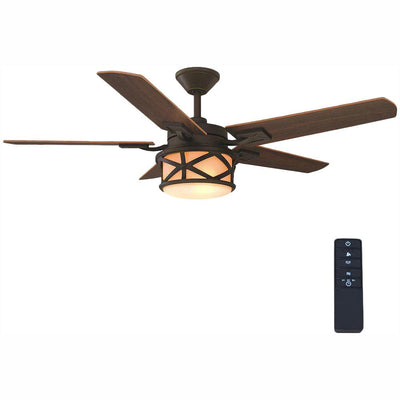 Copley 52 in. Indoor/Outdoor Oil-Rubbed Bronze Ceiling Fan - Super Arbor
