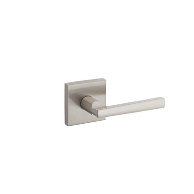 Montreal Square Satin Nickel Passage Hall/Closet Door Lever - Super Arbor