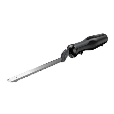 9 in. Comfort Grip Electric Knife in Black - Super Arbor