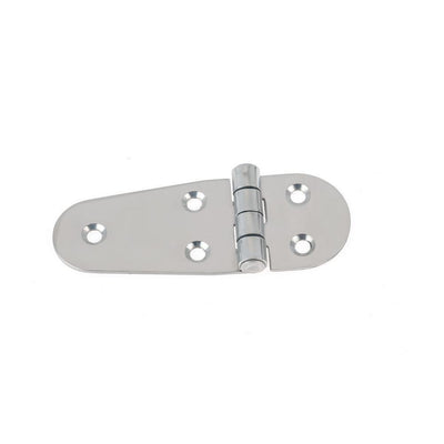 4-1/8 in. Mortise Polished Stainless Steel Surface Mounted Hinge - Super Arbor