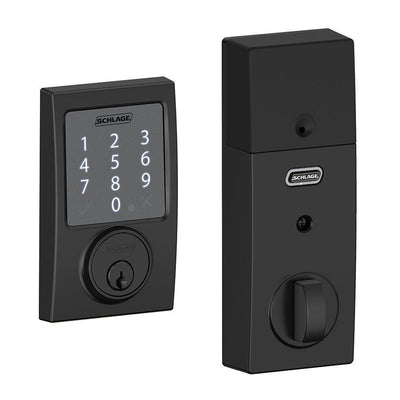 Century Matte Black Sense Smart Door Lock - Super Arbor