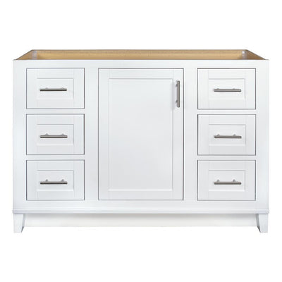 Kinghurst 48 in. W x 21 in. x 33.5 in. H D Bathroom Vanity Cabinet Only in White - Super Arbor