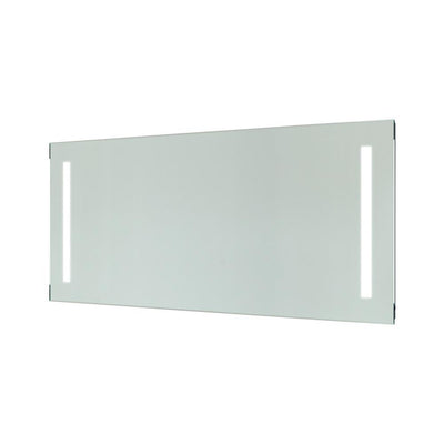 60 in. x 28 in. White LED Lighted Wall Mirror with Rock Switch - Super Arbor