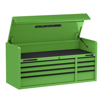 U.S. GENERAL 56 in. x 22 in. Top Chest, Series 3, Green - Super Arbor