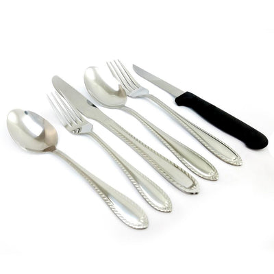 Wilmington Plus 55-Piece Flatware Set (Service for 8) - Super Arbor