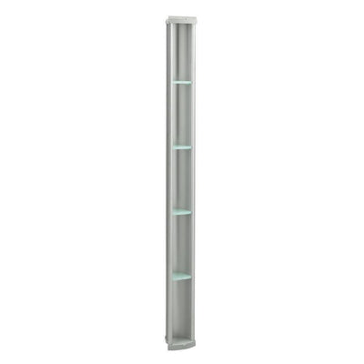 Pilaster Shower Niche in Matte Nickel - Super Arbor