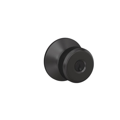 Bowery Matte Black Keyed Entry Door Knob - Super Arbor