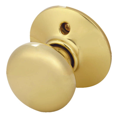 Schlage Plymouth Bright Brass Dummy Knob Right or Left Handed