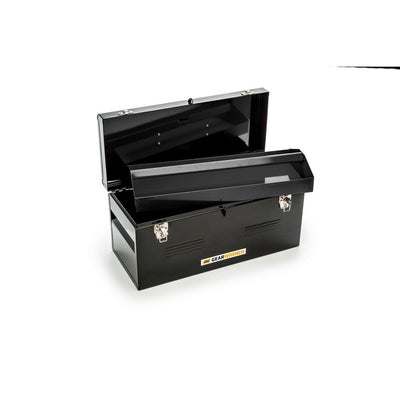 20 in. Black Steel Tote Box - Super Arbor