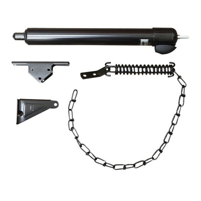 Black Heavy Duty Door Closer and Windchain - Super Arbor