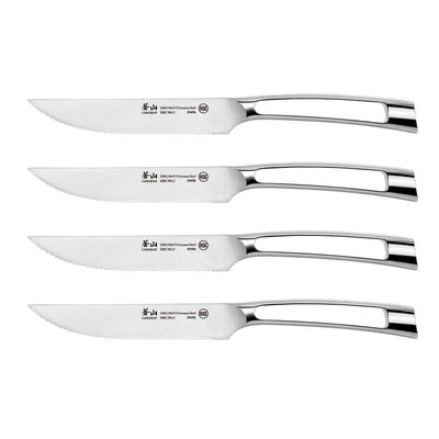 N1 Series 5 in. Blade German Steel Forged Steak Knife Set (4-Piece) - Super Arbor