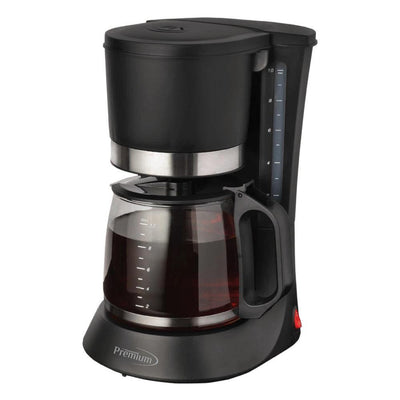 Pause to Pour 10-Cup Black Drip Coffee Maker with Glass Carafe - Super Arbor