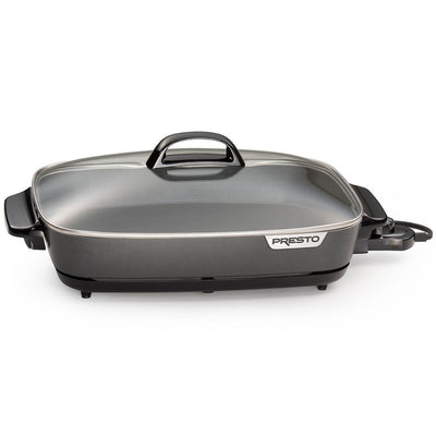 SlimLine 16 in. Black Non-Stick Electric Skillet - Super Arbor