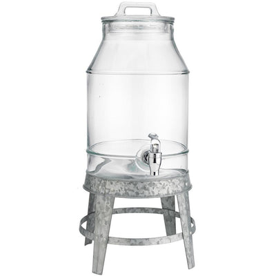 3 Gal. Beverage Dispenser with Galvanized Base - Super Arbor