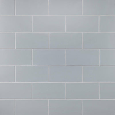 Merola Tile Projectos 7-3/4 in. x 3-7/8 in. Cinza Matte Ceramic Subway Floor and Wall Subway Tile (11.46 sq. ft. / case) - Super Arbor