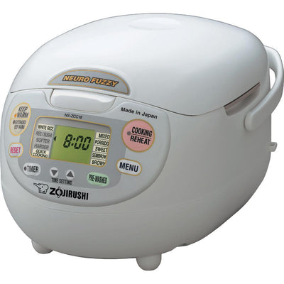 Neuro Fuzzy 10-Cup Premium White Rice Cooker with Built-In Timer - Super Arbor