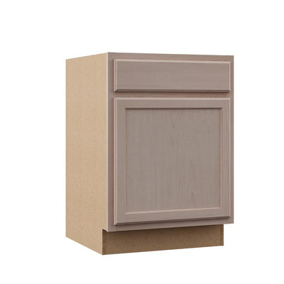 Hampton Assembled 24x34.5x24 in. Base Kitchen Cabinet in Unfinished Beech - Super Arbor