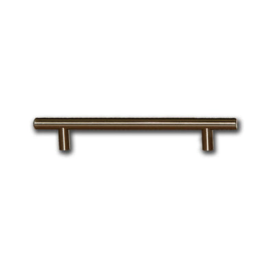 Designer Series 6x0.5x1.375 in. Pull Gallery Bar in Brushed Nickel - Super Arbor