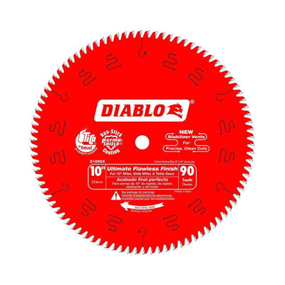 10 in. x 90-Teeth Ultimate Polished Finish Saw Blade - Super Arbor