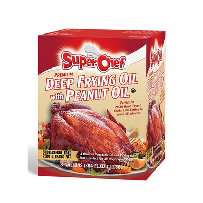 3 Gal. Deep Frying Oil with Peanut Oil - Super Arbor