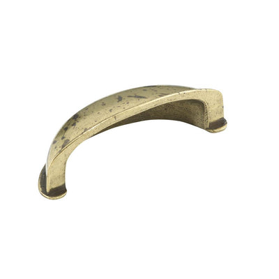 2-1/2 in. (64 mm) Center-to-Center Oxidized Brass Traditional Cup Pull - Super Arbor