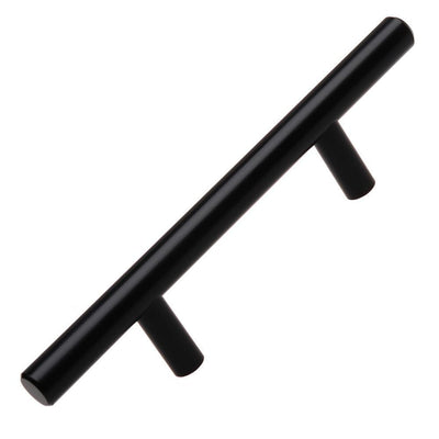 3 in. Matte Black Solid Handle Drawer Bar Pulls (10-Pack) - Super Arbor
