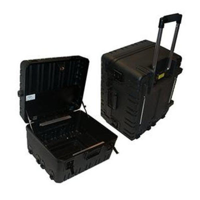 16 in. x 9 in. Military Ready Black Tool Case with 2 Pallets in Black - Super Arbor
