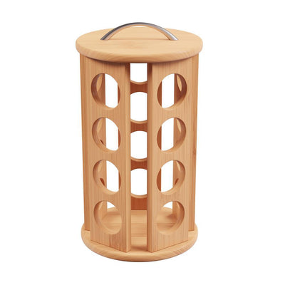 30-Count Bamboo Coffee Pod Carousel - Super Arbor