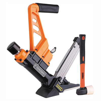 Lightweight Pneumatic 3-in-1 15.5-Gauge and 16-Gauge 2 in. Flooring Nailer and Stapler - Super Arbor