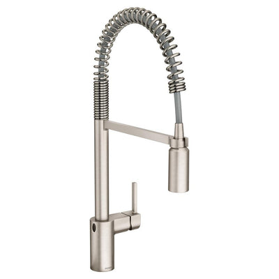 Align Touchless Single-Handle Pull-Down Sprayer Kitchen Faucet with MotionSense Wave and Spring in Spot Resist Stainless - Super Arbor