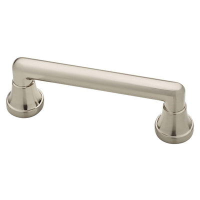 Phoebe 3 in. (76 mm) Center-to-Center Satin Nickel Drawer Pull - Super Arbor