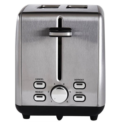 Professional Series 2-Slice Stainless Steel Wide Slot Toaster - Super Arbor