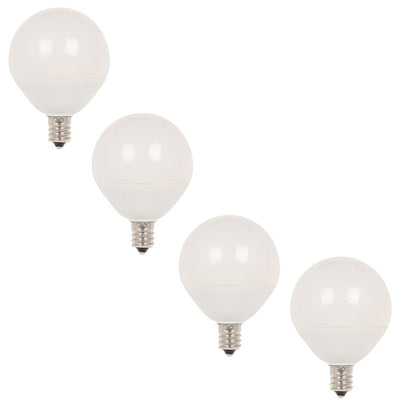 Westinghouse 60-Watt Equivalent G16-1/2 Dimmable LED Light Bulb, Soft White (4-Pack) - Super Arbor