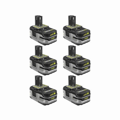 18-Volt ONE+ Lithium-Ion 3.0 Ah LITHIUM+ HP High Capacity Battery (6-Pack) - Super Arbor