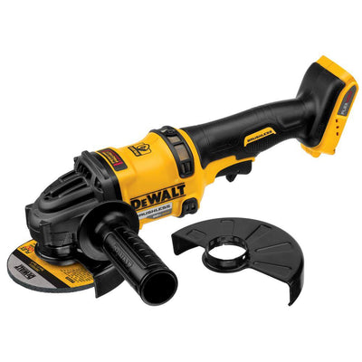 FLEXVOLT 60-Volt MAX Lithium-Ion Cordless Brushless 4-1/2 in. Angle Grinder with Kickback Brake (Tool-Only)