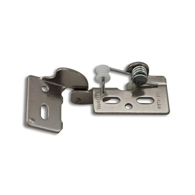 Chrome #5 1/4 in. Overlay Non-Wrap Self-Closing Hinge - Super Arbor