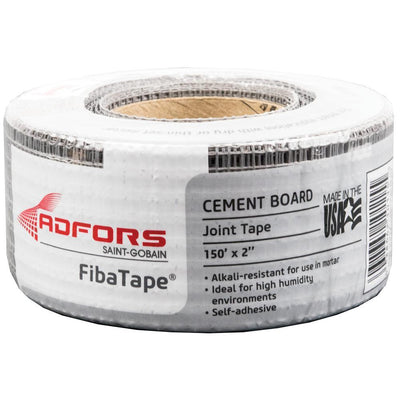FibaTape Alkali-Resistant 2 in. x 150 ft. Self-Adhesive Mesh Cement Board Tape - Super Arbor