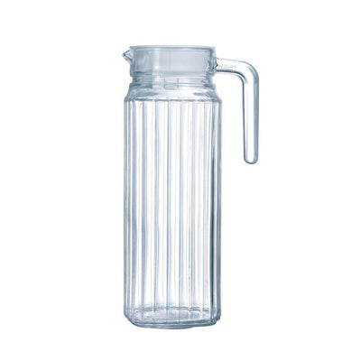 Quadro Jug 37 oz. with White Lid (Set of 1) - Super Arbor