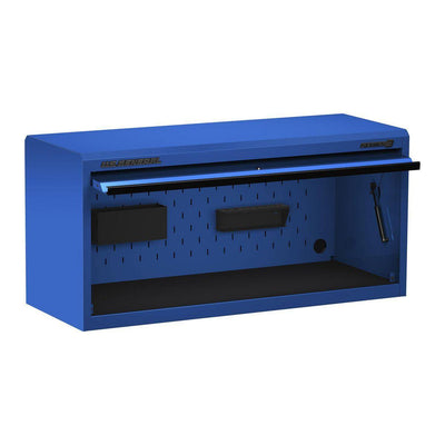 U.S. GENERAL 56 in. x 22 in. Work Center Hutch, Series 3, Blue - Super Arbor