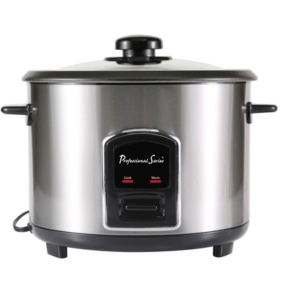 12-Cup Rice Cooker Stainless Steel - Super Arbor