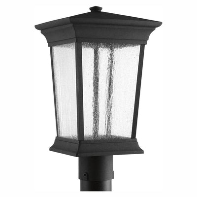 Arrive Collection 1-Light Black LED Outdoor Post Lantern - Super Arbor