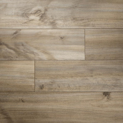 8 mm T x 7-1/2 in. W x 50-2/3 in. L Ghost Ship Maple Water Resistant Laminate Flooring (23.69 sq. ft./case) - Super Arbor