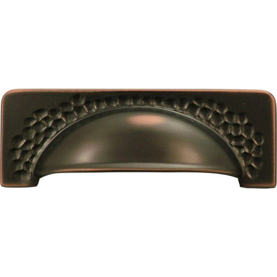 Craftsman 96 mm Center-to-Center Oil-Rubbed Bronze Cup Pull - Super Arbor