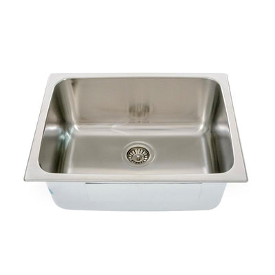 Lavendaria 24 in. x 18 in. x 10 in. Stainless Steel Laundry Sink - Super Arbor