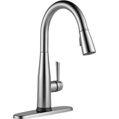 Essa Touch2O Technology Single-Handle Pull-Down Sprayer Kitchen Faucet with MagnaTite Docking in Arctic Stainless - Super Arbor