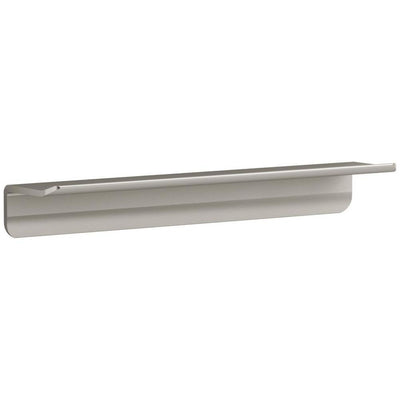 Choreograph 14 in. W Floating Shower Shelf in Anodized Brushed Nickel - Super Arbor