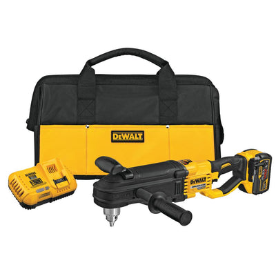 FLEXVOLT 60-Volt MAX Lithium-Ion Cordless Brushless 1/2 in. Stud and Joist Drill Kit W/9.0 Ah Pack, Tool Bag and Charger - Super Arbor