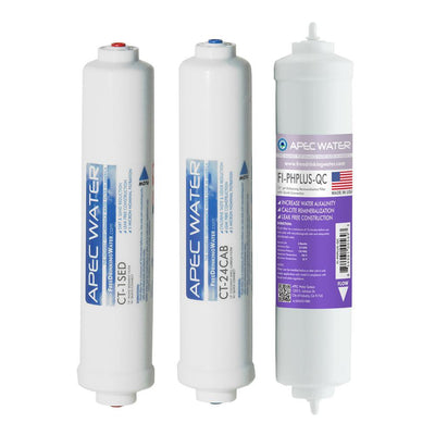 APEC Pre-filter Set for Ultimate RO-CTOP-PH Countertop RO Systems (Stages 1, 2 and 4) - Super Arbor